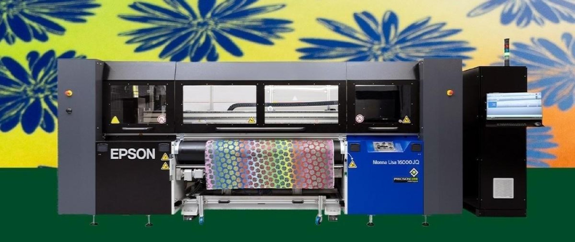 Jakarlı Kumaşlara Baskı Monna Lisa 16000 JQ